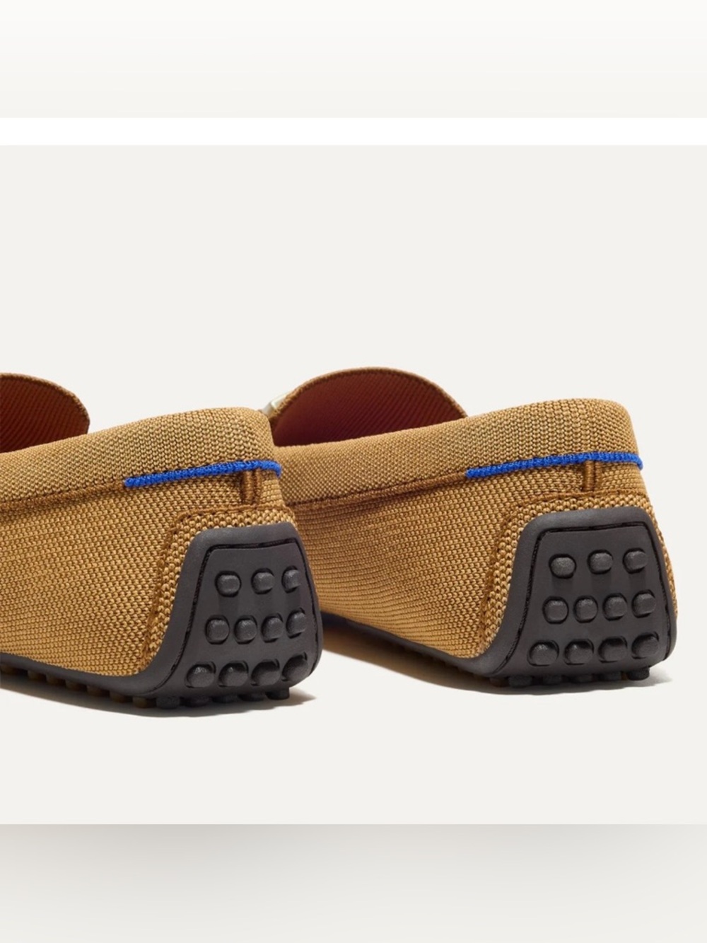 NWT Rothy's Camel Canvas “Double Bit Driver” Loafers - Picture 5 of 11